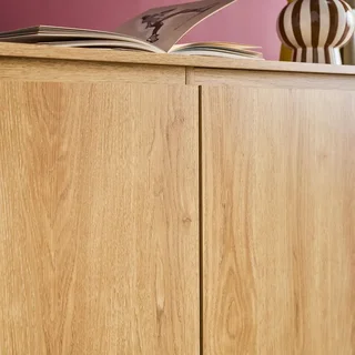 Sideboard 3 doors solid wood 140 cm Harmony natural style
