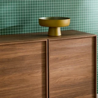 Aparador escandinavo 3 puertas madera natural 160 cm Kuba