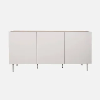 Aparador industrial 3 portas madeira metal 150 cm Ashton