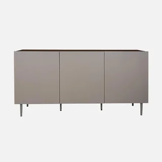 Aparador industrial 3 portas madeira metal 150 cm Ashton