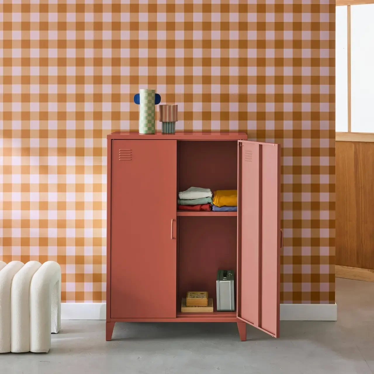 Industrielles Metall-Sideboard 2 Türen Werkstatt-Stil - Kollektion Soho