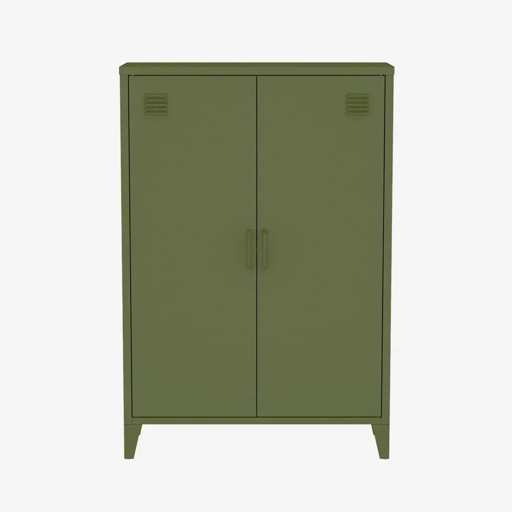 Industrielles Metall-Sideboard 2 Türen Soho Werkstatt-Stil