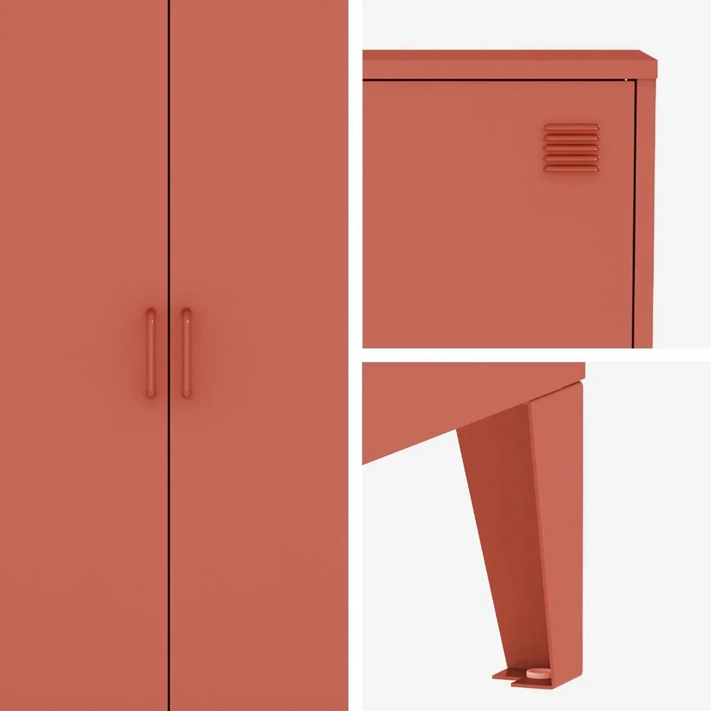 Industrielles Metall-Sideboard 2 Türen Werkstatt-Stil - Kollektion Soho