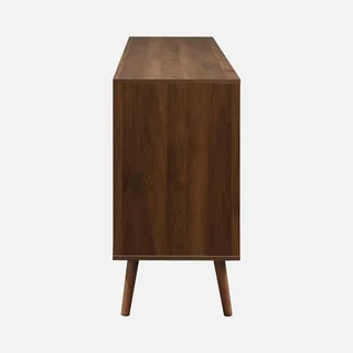 Buffet scandinave 2 portes bois massif 160 cm style nordique Népal