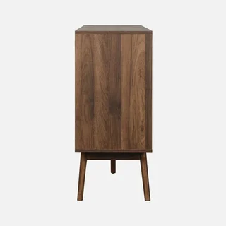 Buffet scandinave 2 portes bois 150 cm style nordique épuré Linear