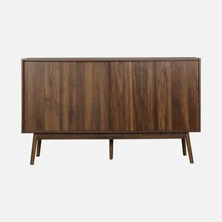 Buffet scandinave 2 portes bois 150 cm style nordique épuré Linear