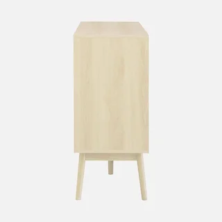 Buffet scandinave 2 portes bois 150 cm style nordique épuré