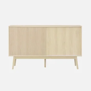 Buffet scandinave 2 portes bois 150 cm style nordique épuré