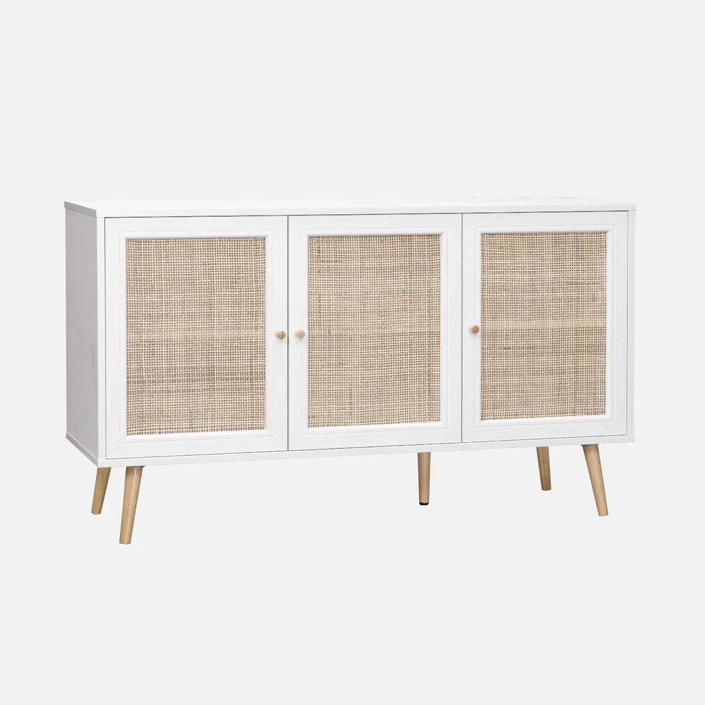 Madia scandinava 3 ante canna legno 120 cm