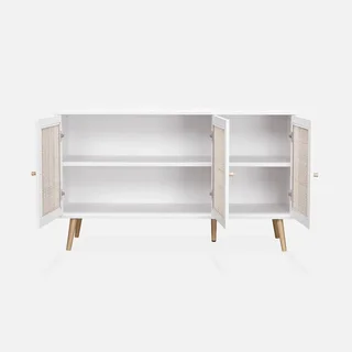 Madia scandinava 3 ante canna legno 120 cm