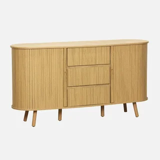 Skandinavisches Holz Sideboard 150 cm 2 Schiebetüren Legacy