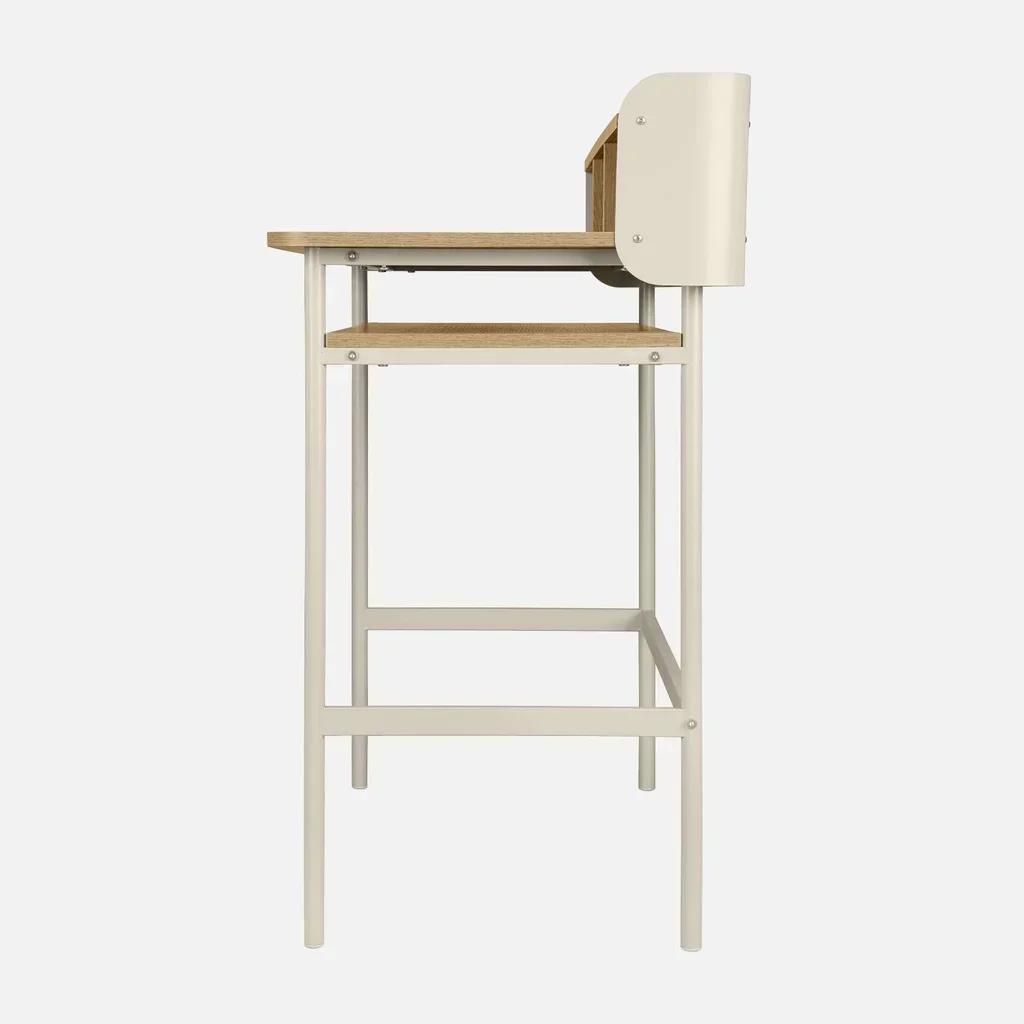 Bureau industriel Molto 3 niches métal et bois