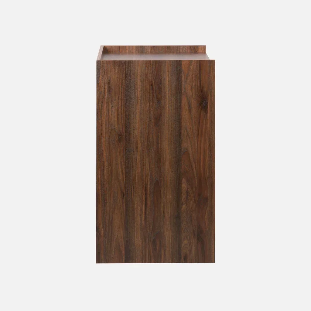 Bureau vintage en bois avec double rangement - style minimaliste Jules