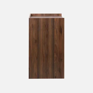 Bureau vintage en bois avec double rangement - style minimaliste Jules