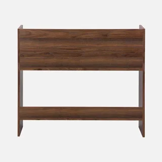 Bureau vintage en bois avec double rangement - style minimaliste Jules