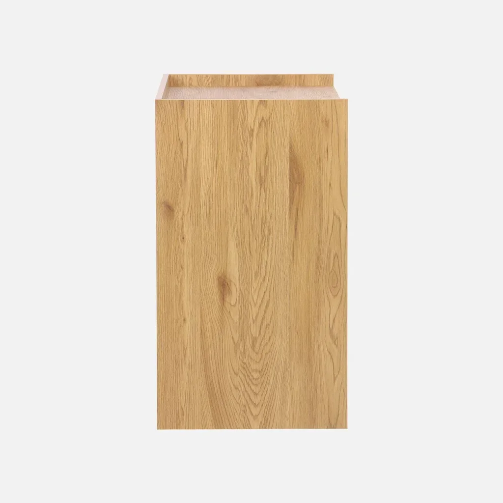 Bureau vintage en bois Jules avec double rangement - style minimaliste