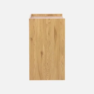 Bureau vintage en bois Jules avec double rangement - style minimaliste