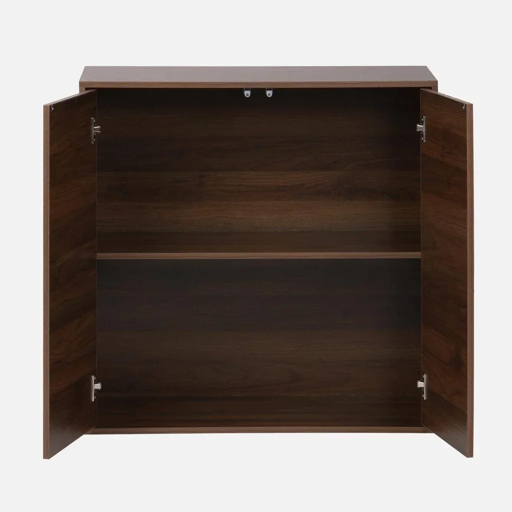 Caisson rangement bois 2 portes 70cm Kompo chêne blanc noyer