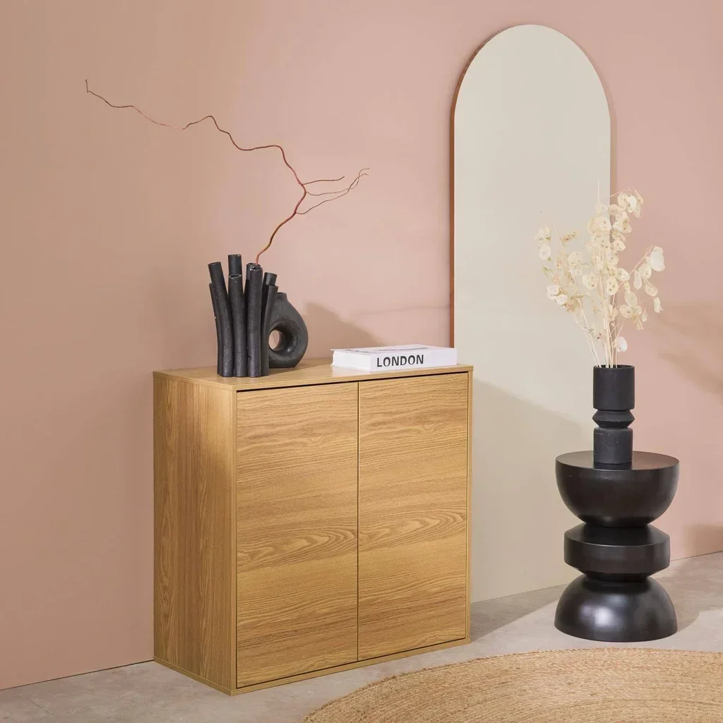 Caisson rangement bois 2 portes 70cm Kompo modulable