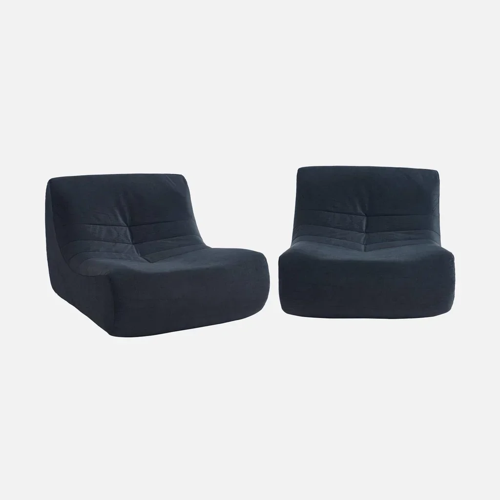 2-Seater Anthracite Grey Waterproof Velvet Sofa Sokol