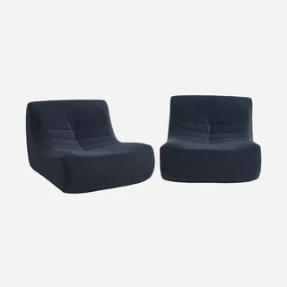 2-Seater Anthracite Grey Waterproof Velvet Sofa Sokol