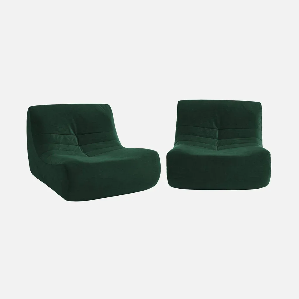 2-Seater Waterproof Velvet Sofa Anthracite Grey Sokol - Plush Comfort & Cozy Design