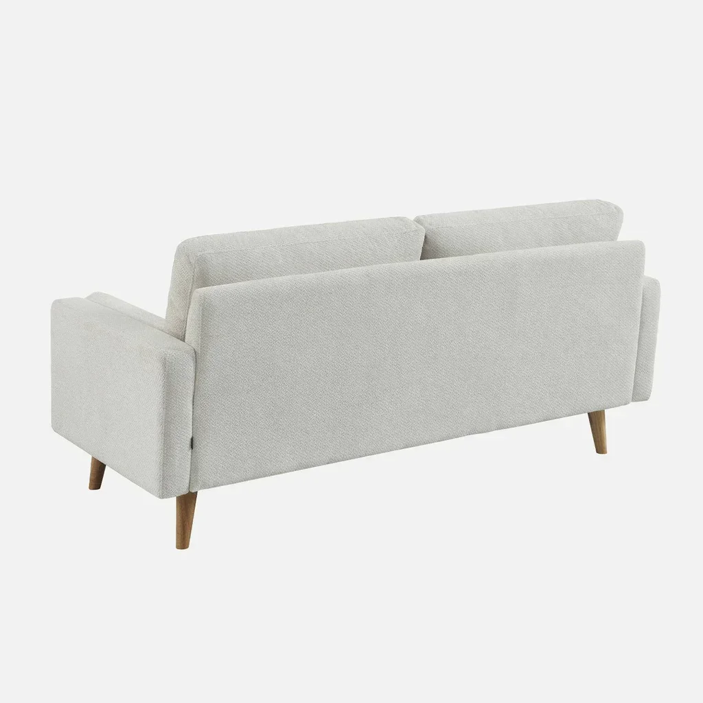 3-Sitzer Ivar Chesterfield Chenille Khaki Skandinavischer Stil Sofa