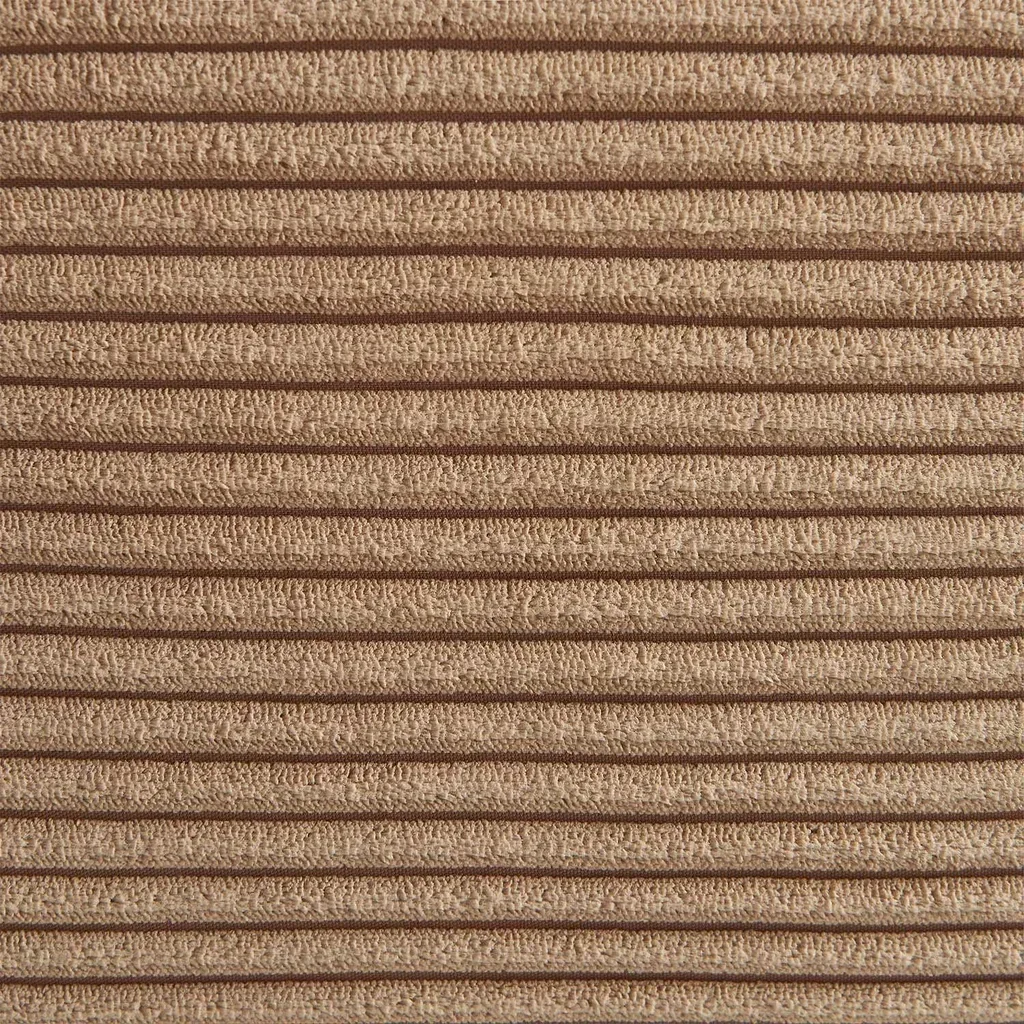 Modulares Cord-Samt Ecksofa 5-Sitzer Sokol mit Fußhocker