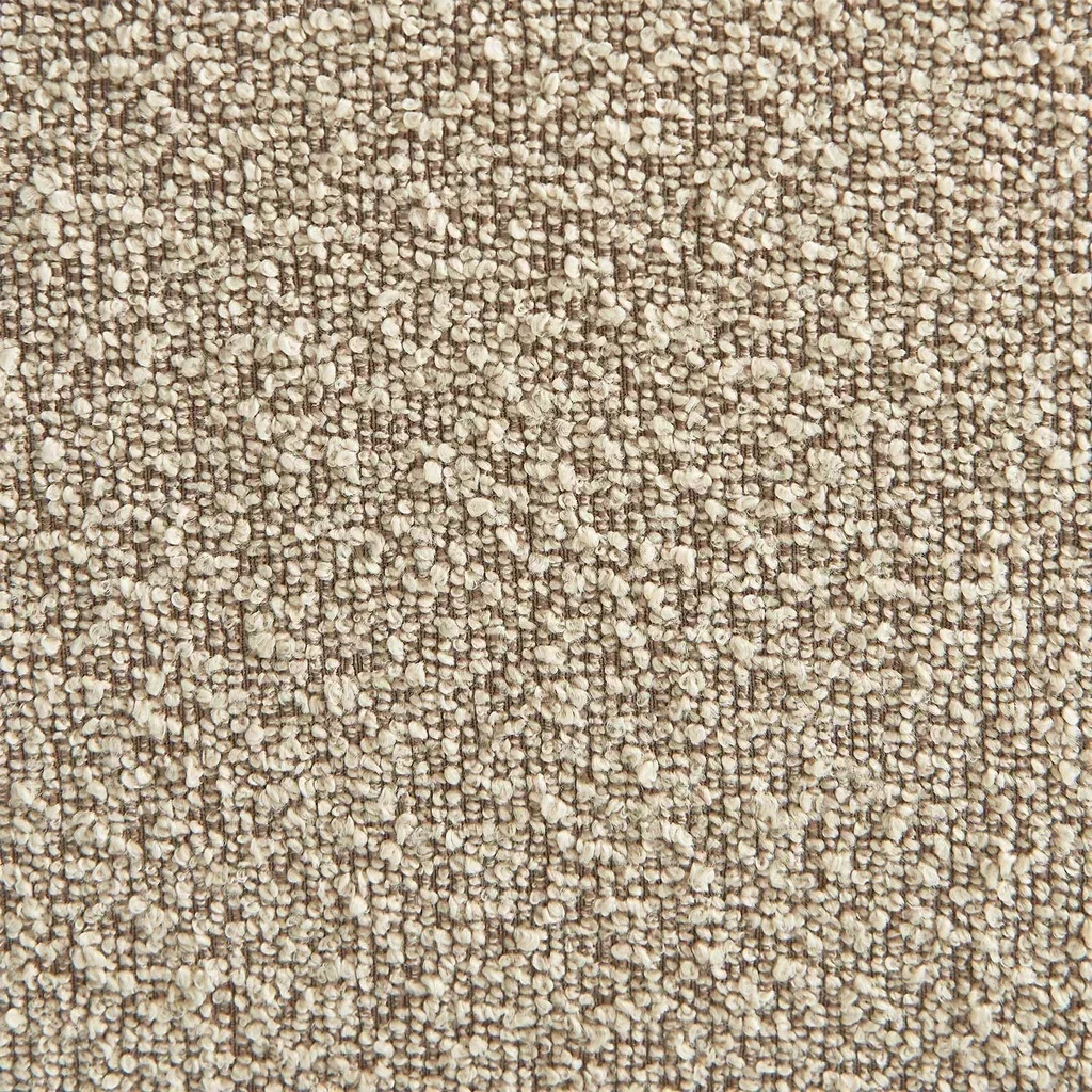 Modular corner sofa 7-seater boucle textured fabric with footrest Sokol