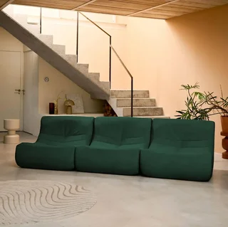 3-Sitzer Samt Wasserabweisendes Sofa Sokol Bequem Weich