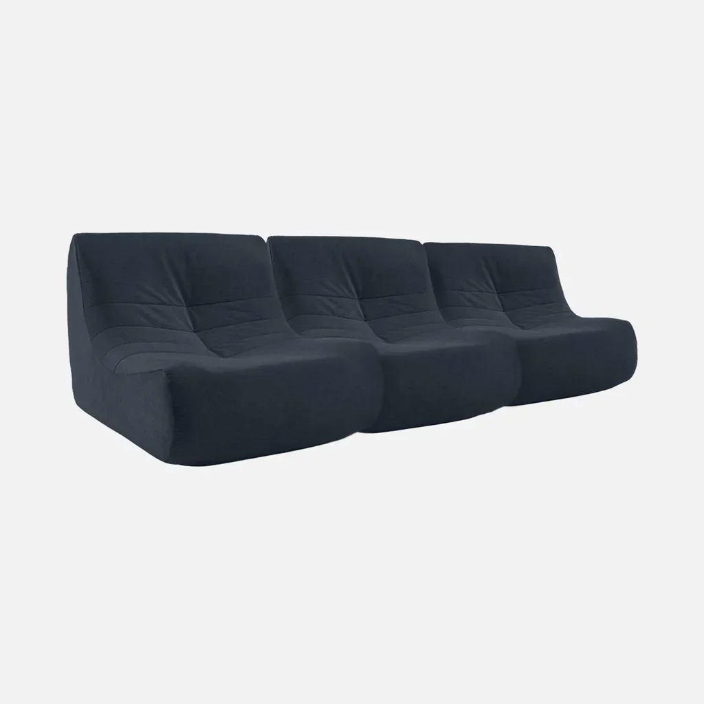 3-Sitzer Samt wasserabweisendes Loveseat Sofa Sokol gemütlich