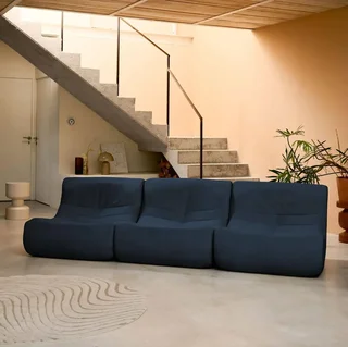 3-Sitzer Samt wasserabweisendes Loveseat Sofa Sokol gemütlich