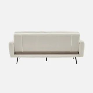 Schlafsofa 2-3 Sitzer Bouclé Stoff Skandinavischer Stil John