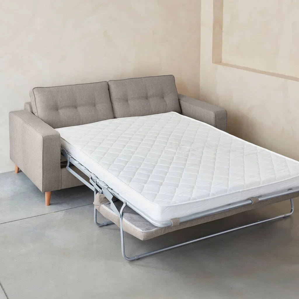 Sofá cama 3 plazas colchón 12 cm fabricación francesa