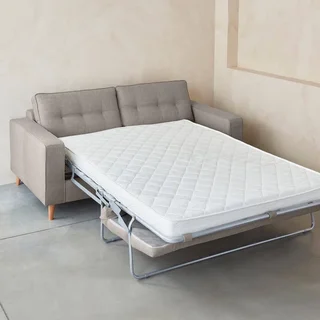 Sofá cama 3 plazas colchón 12 cm fabricación francesa