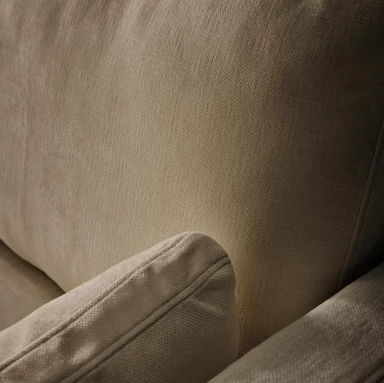 2 Seater Sofa Removable Cover Grey Fabric Contemporary Living Room