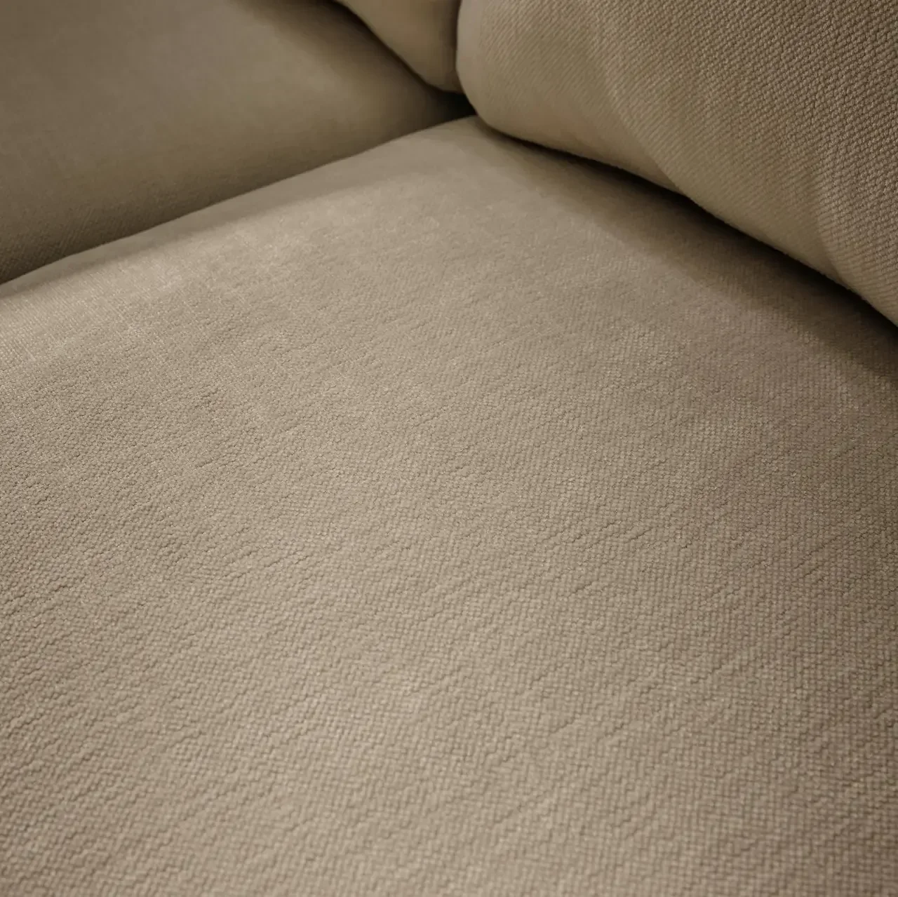 2 Seater Sofa Removable Cover Grey Fabric Contemporary Living Room