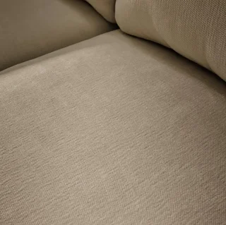 2 Seater Sofa Removable Cover Grey Fabric Contemporary Living Room