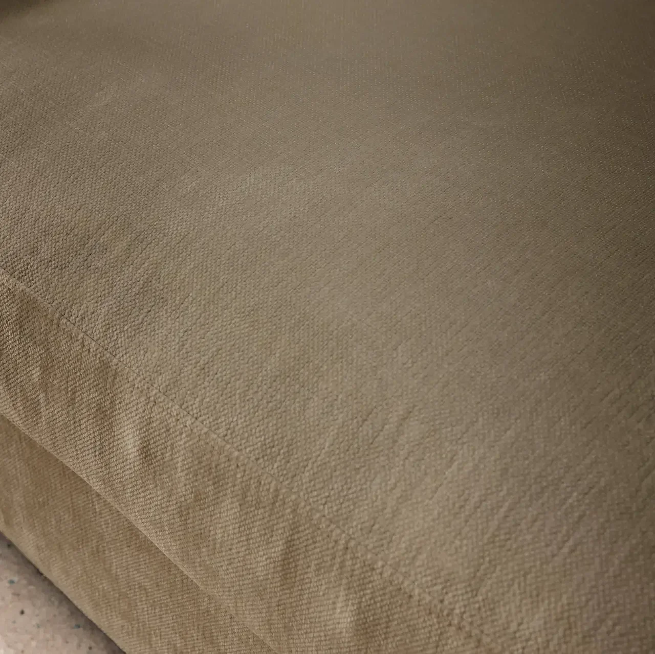 2 Seater Sofa Removable Cover Grey Fabric Contemporary Living Room