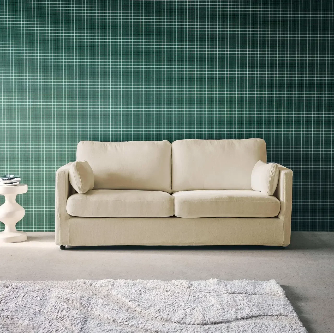 2-seater sofa removable cover Neo fabric