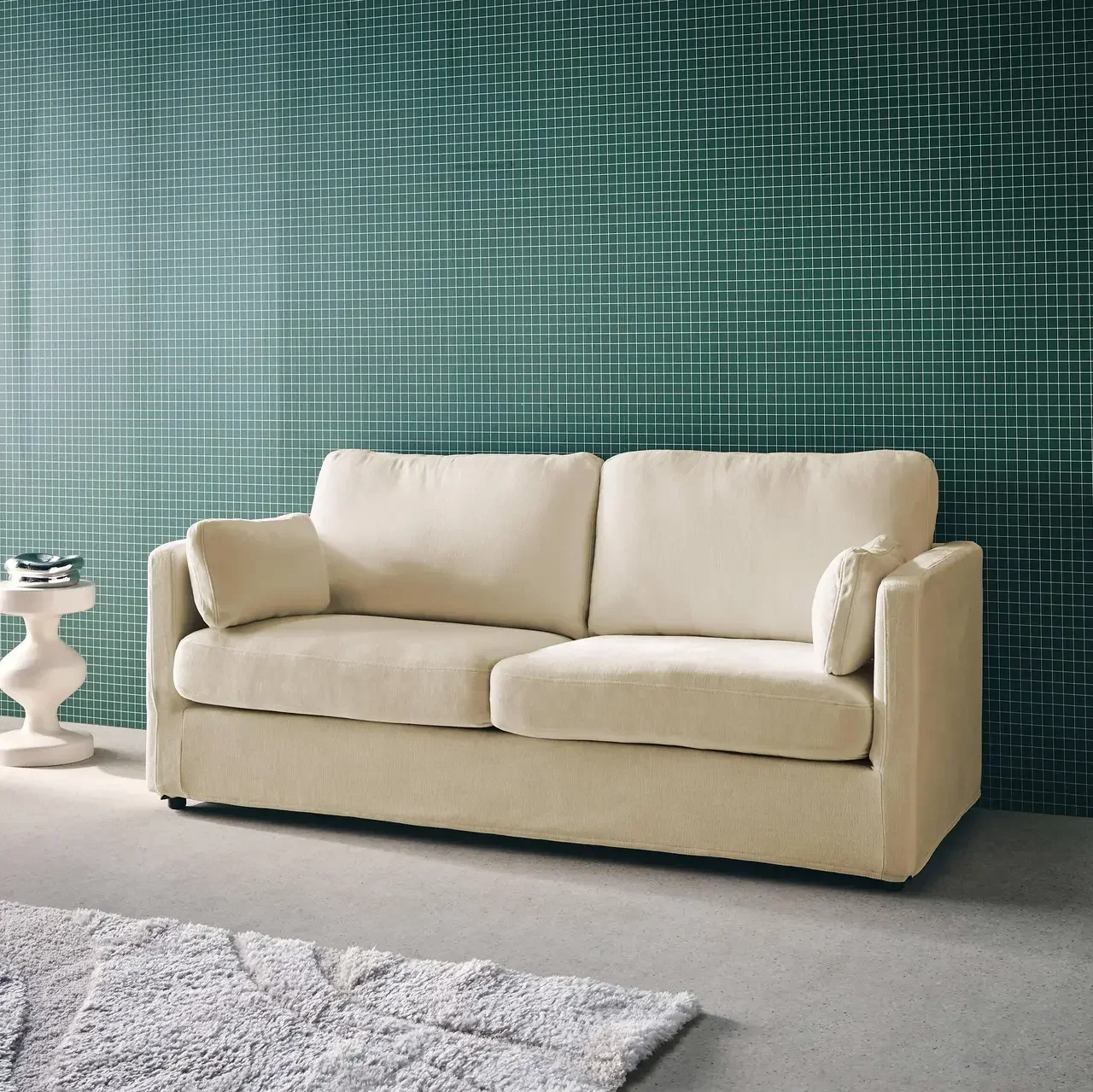 2-seater sofa removable cover Neo fabric