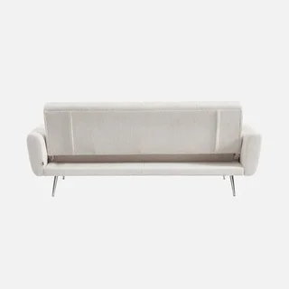 Sofá-Cama Veludo Cotelê Oskar 3 Lugares Convertível Design Escandinavo