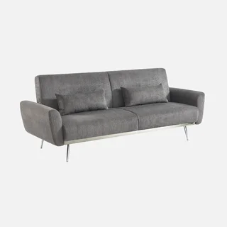 Sofá-Cama 2-3 Lugares Veludo Cotelê Oskar Design Escandinavo Convertível
