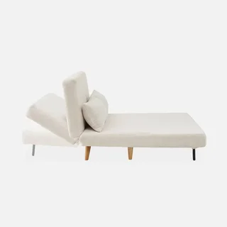 2-Sitzer Bouclé-Stoff Schlafsofa Guesta kleiner Raum umklappbar