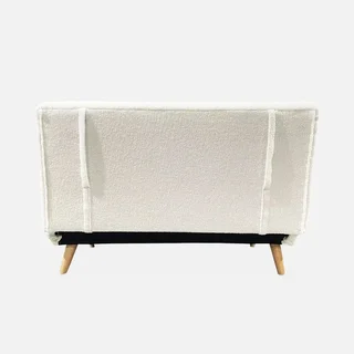 2-Sitzer Bouclé-Stoff Schlafsofa Guesta kleiner Raum umklappbar