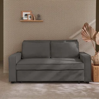 3-Sitzer Cord-Samt Schlafsofa ausklappbar Chill