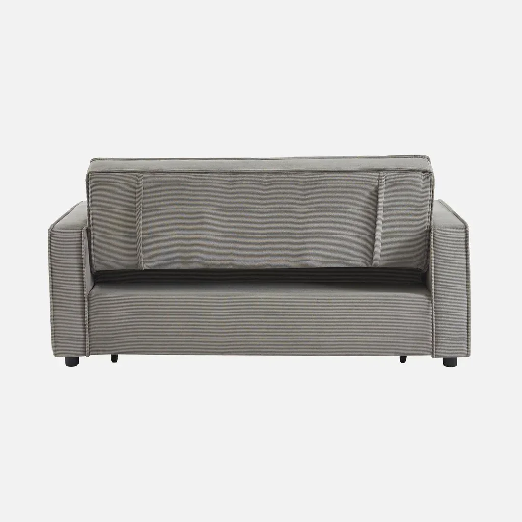 3-Sitzer Cord-Samt Schlafsofa ausklappbar Chill