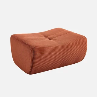7-Sitzer modulares Cord-Samt Sofa mit Hocker Sokol