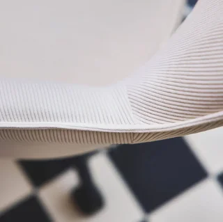 Chaise bureau velours côtelé kaki foncé à roulettes Jim