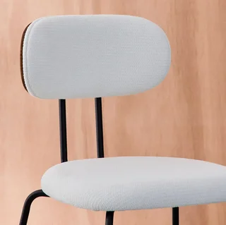2 Pack Bentwood Walnut Dining Chairs with Waterproof Fabric Upholstery - Modern Design